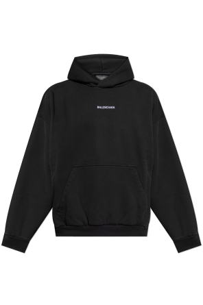 めい Black Cotton hoodie with logo Maison Margiela - Vitkac AS